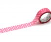 Masking tape mt 1P basic 15mmx7m dot aurora pink