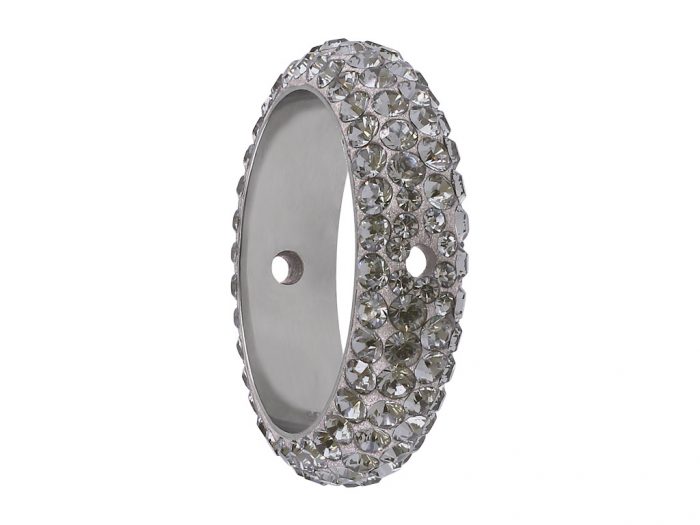 Crystal bead Swarovski BeCharmed Pave ring 85001 16.5mm - 1/2