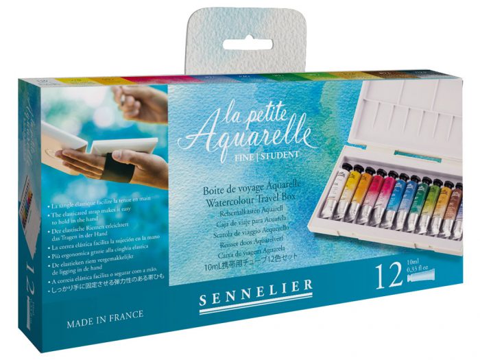 Watercolour tube set Sennelier La Petite Aquarelle Travel Box - 1/3