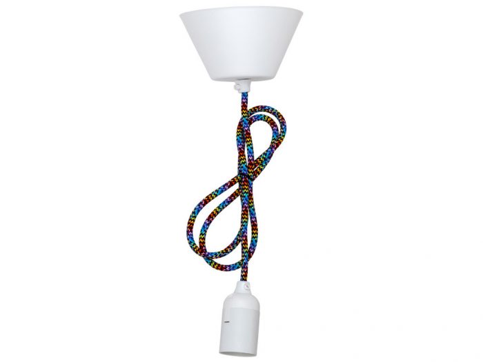 Piekārāma lampa Airam ar tekstila vadu 1.2m
