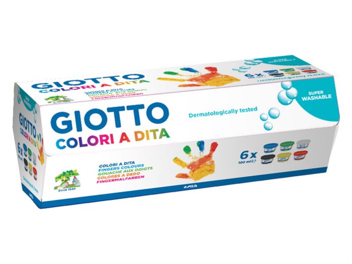 Pirkstu krāsas Giotto Dita
