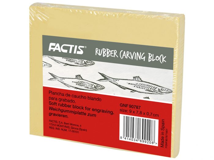 Rubber carving block Factis - 1/4