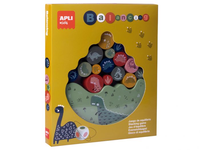 Wooden board game Apli Kids Balancing Dinosaurus - 1/2