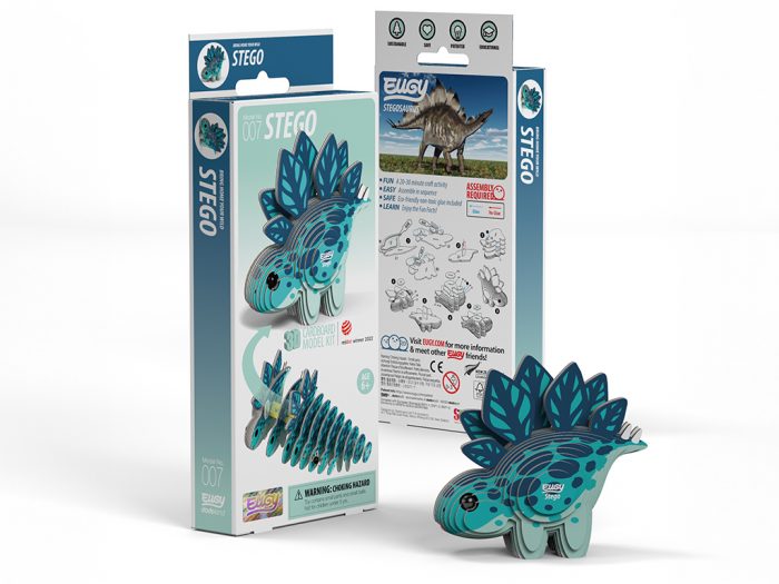 3D modelis Eugy stegosaurus - 1/6