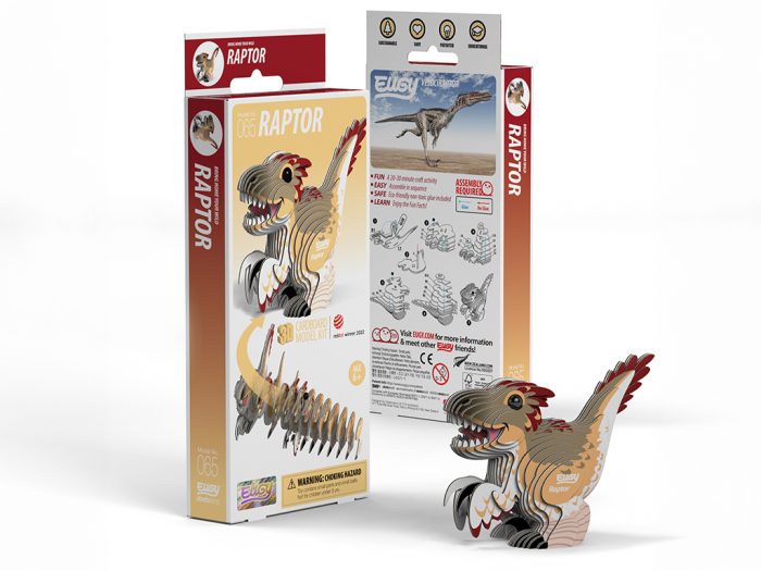 3D puzzle Eugy raptor - 1/6