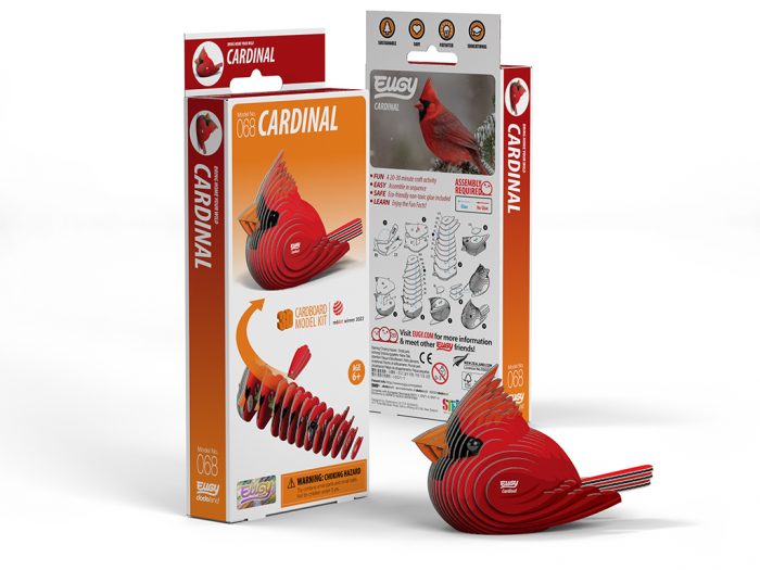 3D puzzle Eugy cardinal - 1/6