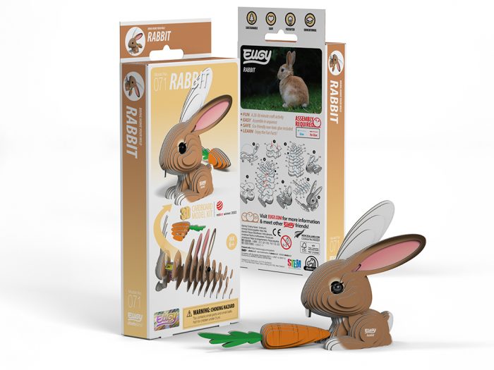 3D puzzle Eugy rabbit - 1/6