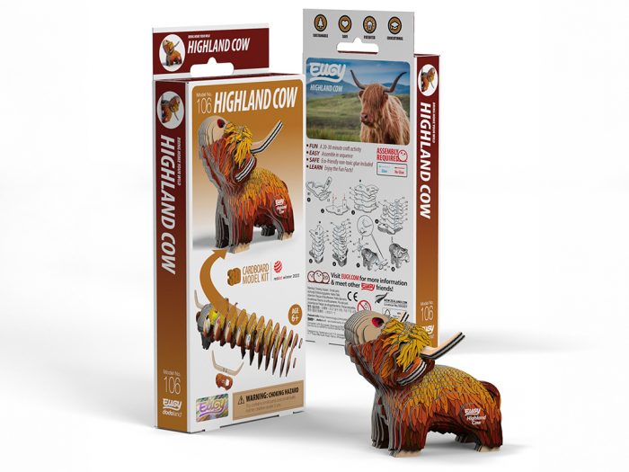 3D puzzle Eugy highland cow - 1/6