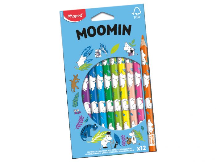 Colour pencils Maped Moomin Jumbo - 1/2