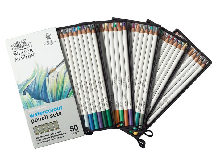 Watercolour pencil set Winsor&Newton Studio - 1/5