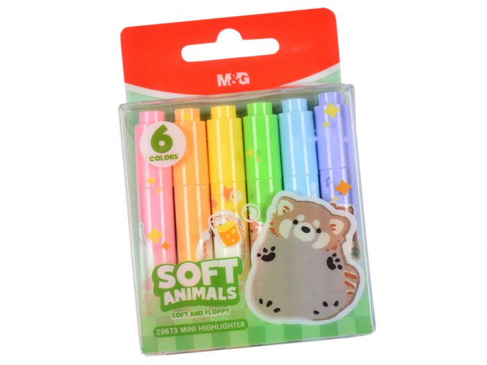 Teksta marķieris M&G mini Soft Animals - 1/2