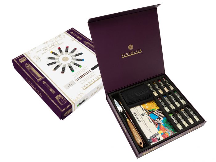 Oil stick set Sennelier in giftbox - 1/6