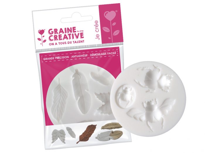 Silicone casting mould mini Graine Creative - 1/4