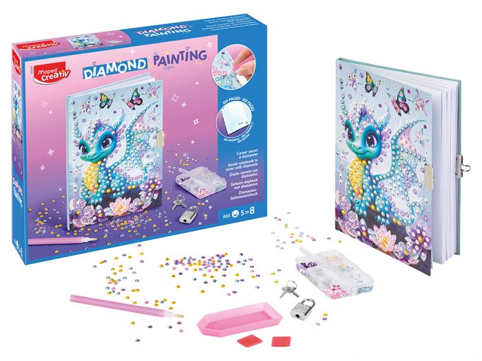 Meistravimo rinkinys Maped Creativ deimantinis dažymas užrašų knygelė - 1/3