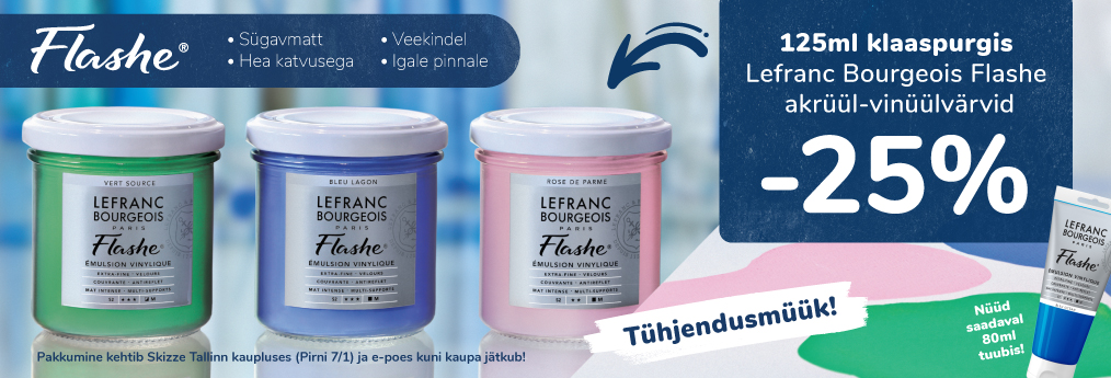 Flashe 125ml klaaspurgis lõpumüük