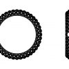 Krištolinis karoliukas Swarovski BeCharmed Pave ring 85001 16.5mm - 2/2