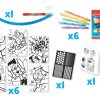 Pučiami flomasteriai komplektas Maped Creativ Blow Pen Pop’Art - 2/4